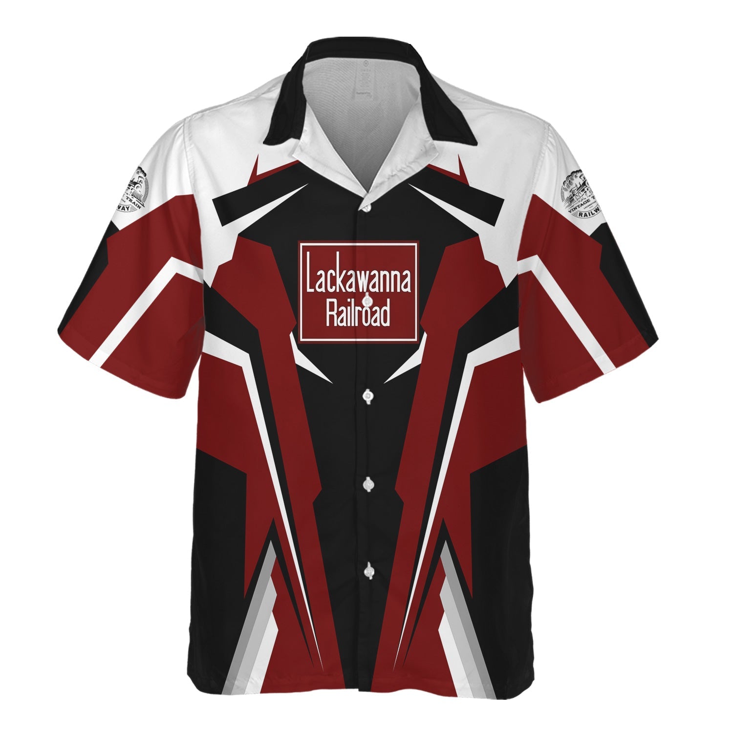 Railspirit Personalized Delaware, Lackawanna and Western Railroad Hawaiian Shirt DL&WStrong Line Style Train Unisex Shirt All Over Print