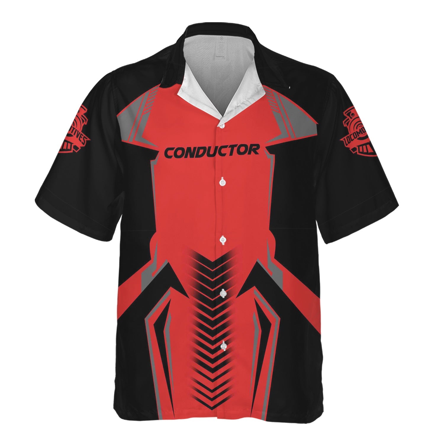 Railspirit Personalized Seaboard Air Line Railroad Hawaiian Shirt Standout Style with Custom Position Train Shirt