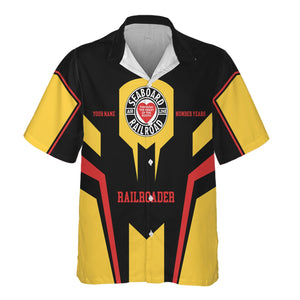 Railspirit Personalized Seaboard Air Line Railroad Hawaiian Shirt Custom Year Railroader Shirt Gift Idea For Train Lover