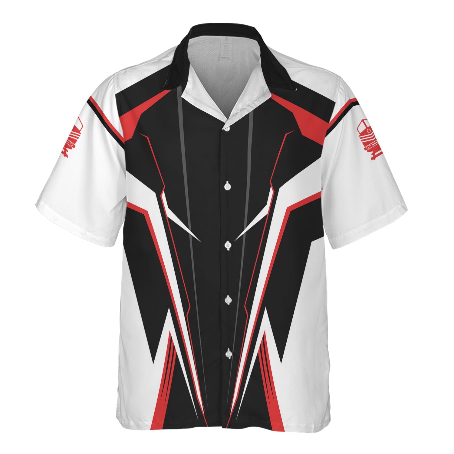 Railspirit Personalized Seaboard Air Line Railroad Hawaiian Shirt Lightning-Edge Design Train Shirt For Railroad Lovers