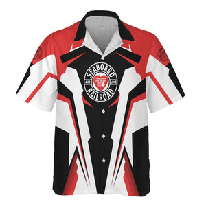 Railspirit Personalized Seaboard Air Line Railroad Hawaiian Shirt Strong Line Style Train Unisex Shirt All Over Print