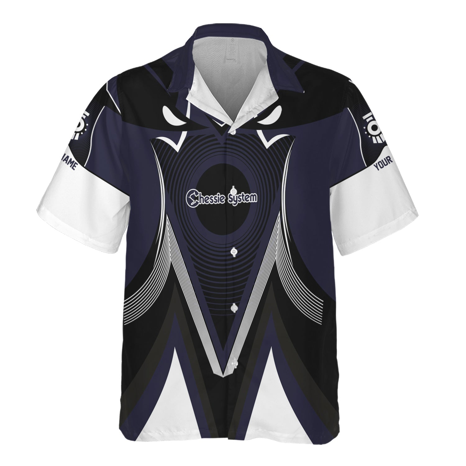 Railspirit Personalized Chessie System Railroad Hawaiian Shirt Vibrant Graphic Pattern Shirt For Train Enthusiasts