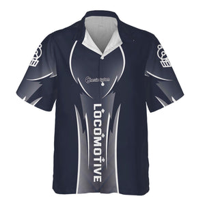 Railspirit Personalized Chessie System Railroad Hawaiian Shirt Striking Line Style Train Shirt For Locomotive Lovers