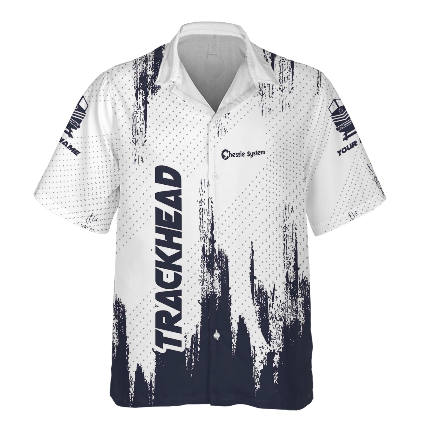 Railspirit Personalized Chessie System Railroad Hawaiian Shirt Paint Impact Design Train Shirt for Trackhead