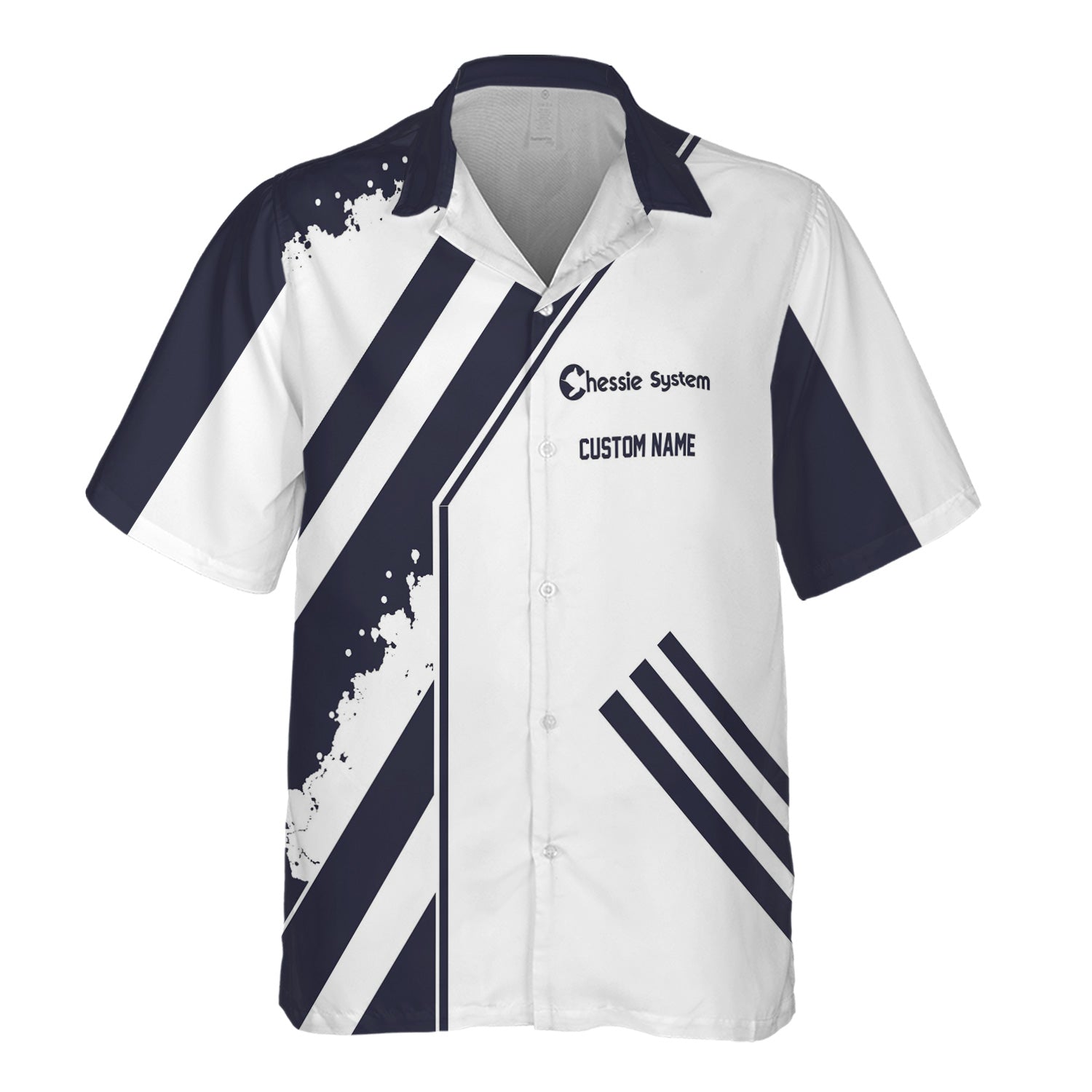 Railspirit Personalized Chessie System Railroad Hawaiian Shirt Locomotive Design Train Shirt for Train Enthusiast