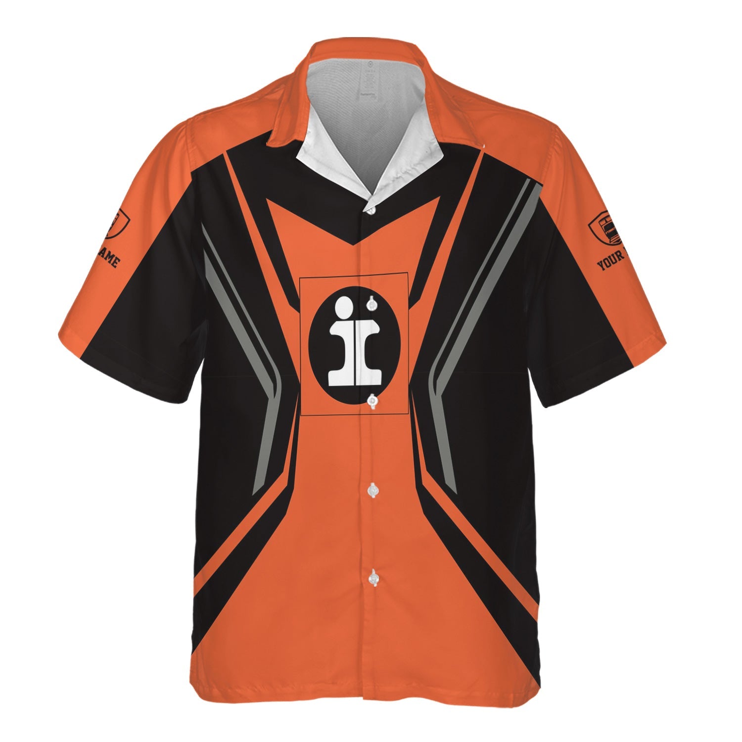 Railspirit Personalized Illinois Central Railroad Hawaiian Shirt Unique Style with Custom Job Train Shirt