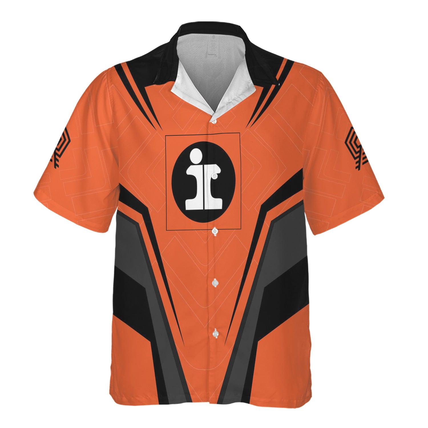 Railspirit Personalized Illinois Central Railroad Hawaiian Shirt Railway Inspired Apparel Train Shirt For Train Lovers