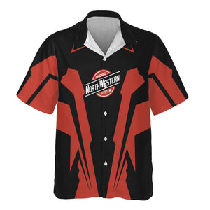 Railspirit Personalized Chicago and North Western Railway Hawaiian Shirt Strong Line Style Train Unisex Shirt All Over Print