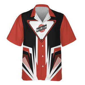 Railspirit Chicago and North Western Railway Hawaiian Shirt Bold Graphic Style All Over Printed Shirt