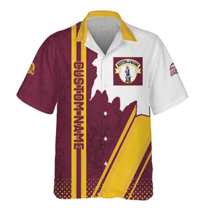 Railspirit Personalized Boston and Maine Railroad Hawaiian Shirt All Over Printed Unisex Shirt