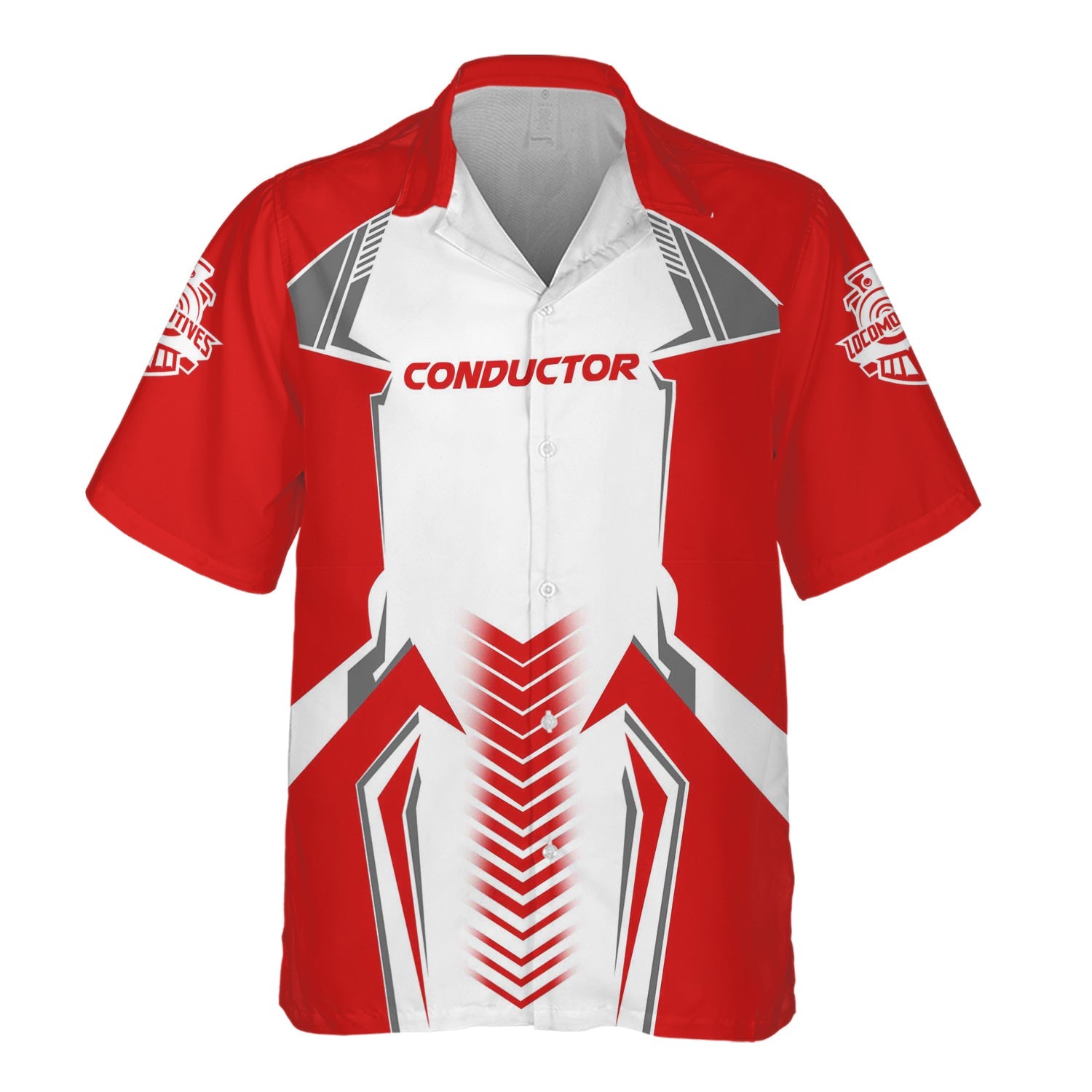 Railspirit Personalized Missouri Pacific Railroad Hawaiian Shirt Standout Style with Custom Position Train Shirt