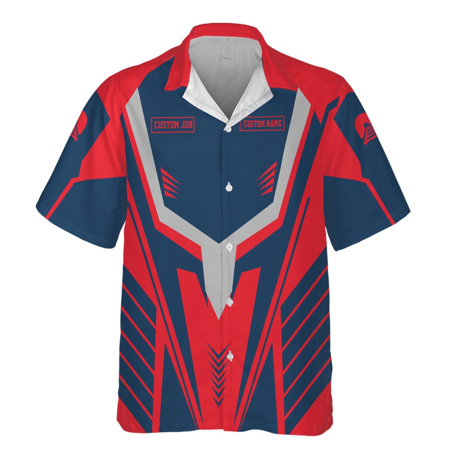 Railspirit Personalized Wabash Railroad Hawaiian Shirt Workwear-Inspired with Custom Position Train Shirt