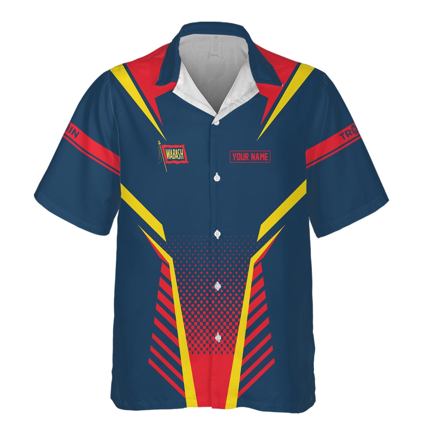 Railspirit Personalized Wabash Railroad Hawaiian Shirt Unisex Train Shirt All Over Print