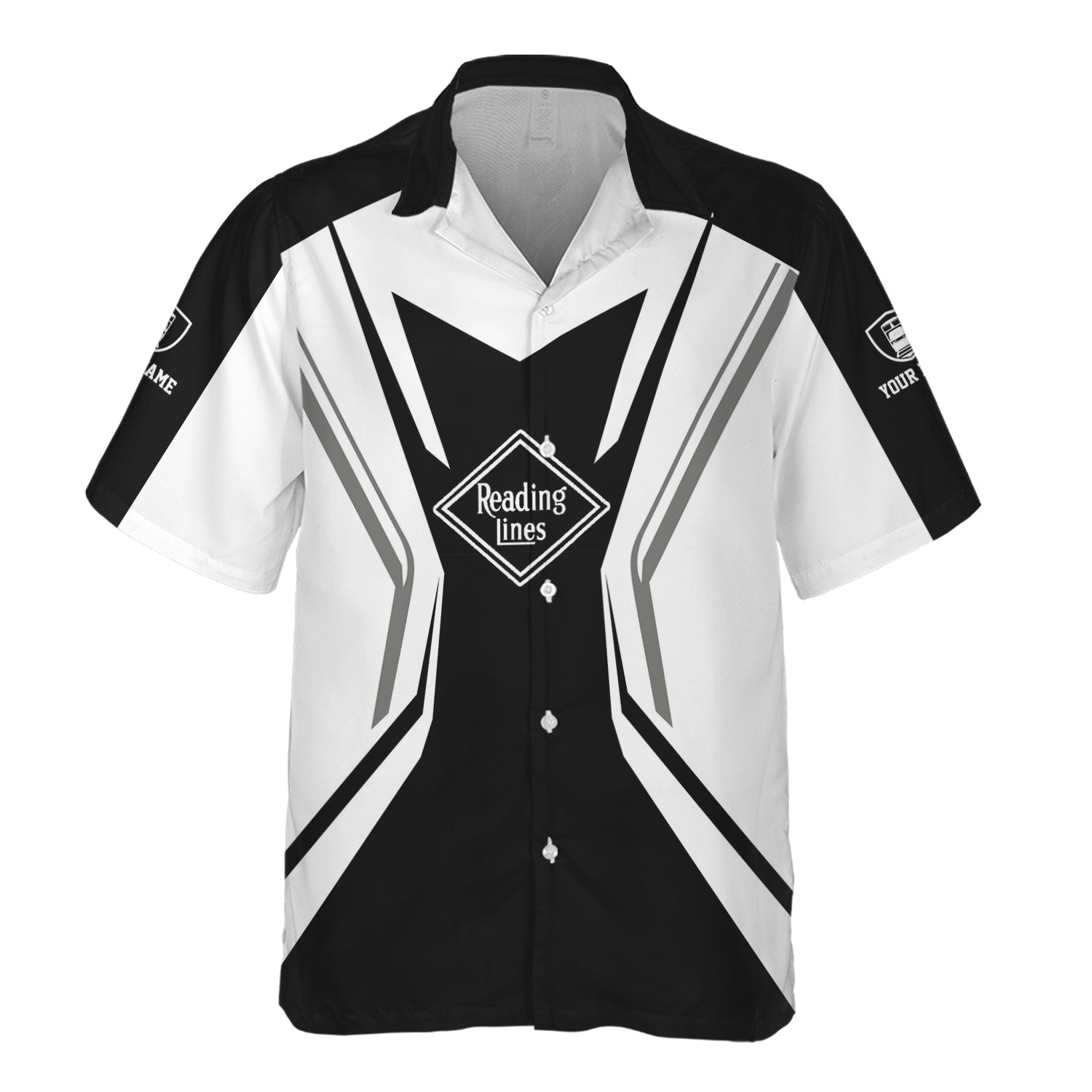 Railspirit Personalized Reading Railroad Hawaiian Shirt Unique Style with Custom Job Train Shirt