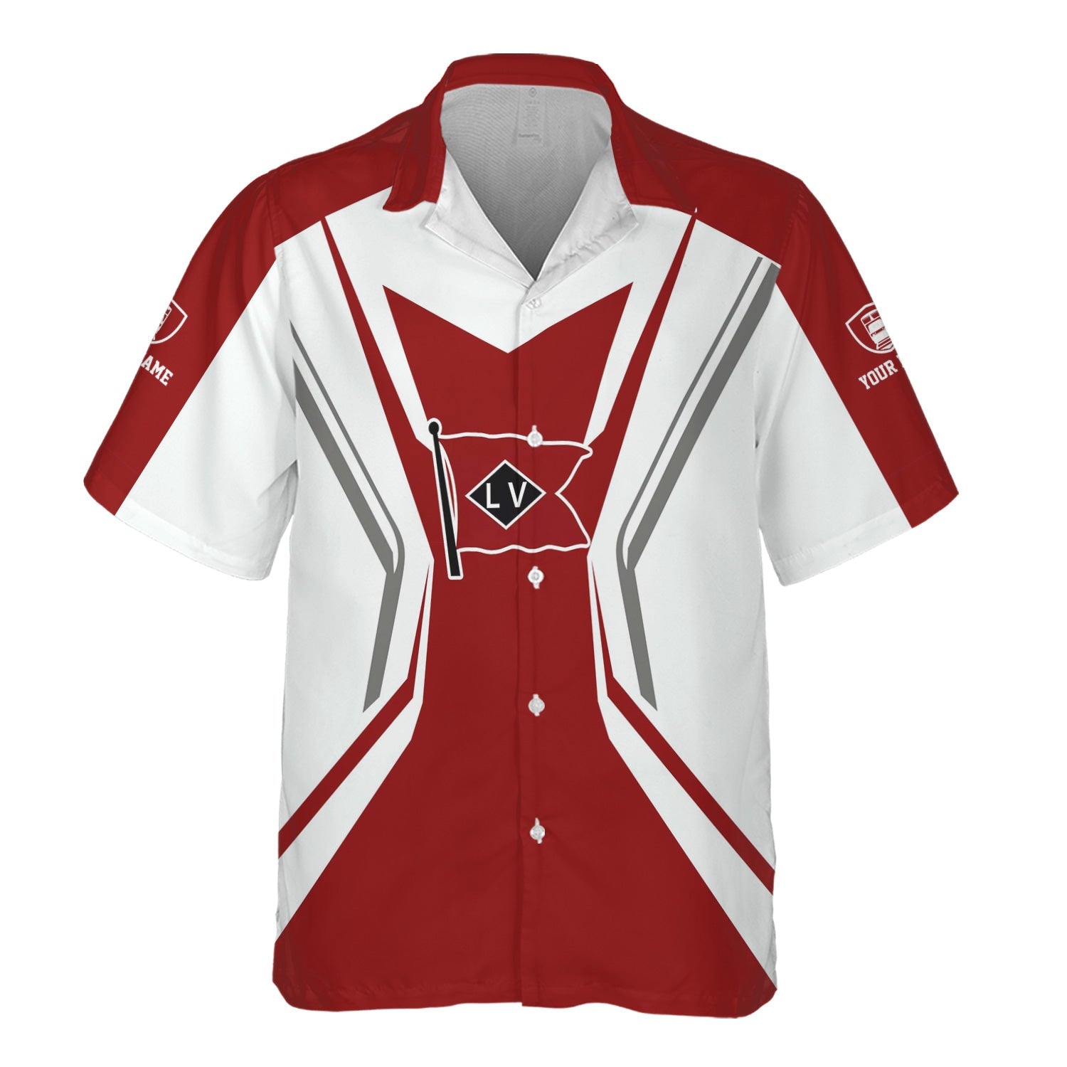 Railspirit Personalized Lehigh Valley Railroad Hawaiian Shirt Unique Style with Custom Job Train Shirt