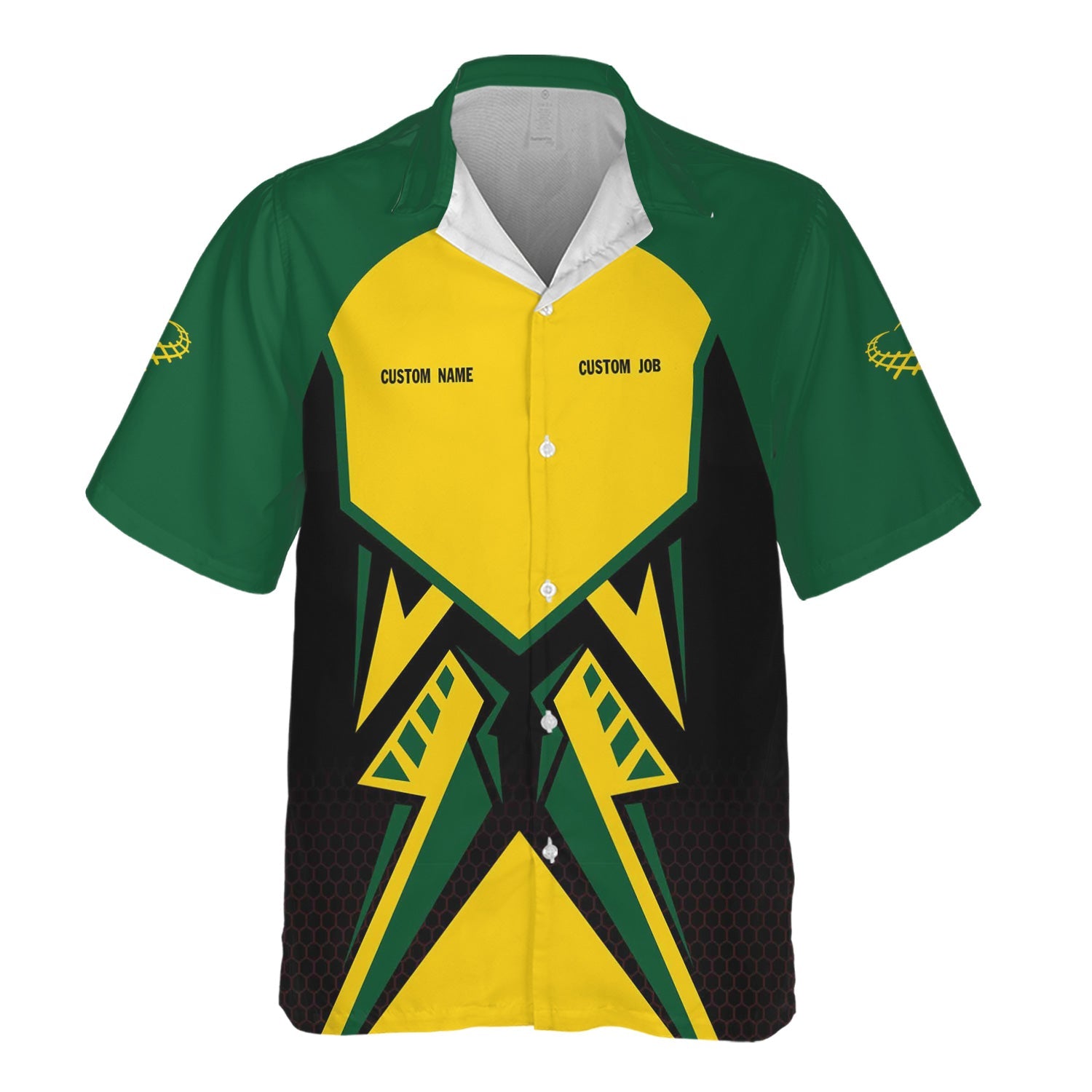 Railspirit Personalized Maine Central Railroad Hawaiian Shirt Vibriant Style with Custom Position Train Shirt