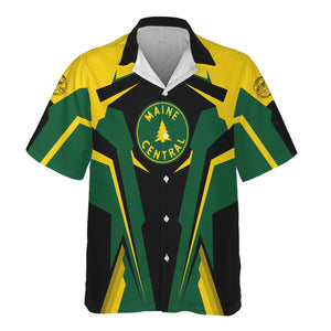 Railspirit Personalized Maine Central Railroad Hawaiian Shirt Strong Line Style Train Unisex Shirt All Over Print