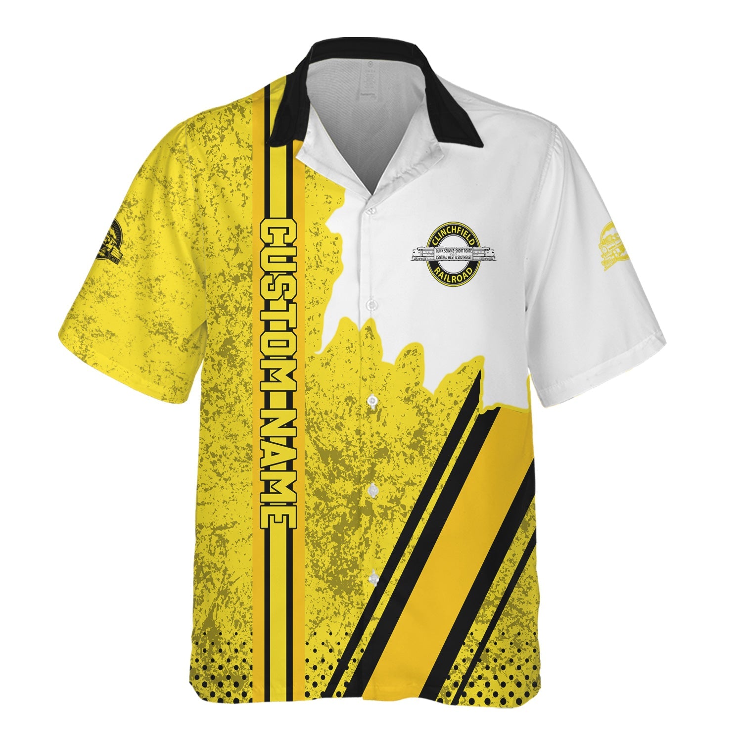 Railspirit Personalized Clinchfield Railroad Hawaiian Shirt All Over Printed Unisex Shirt