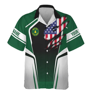 Railspirit Personalized Maine Central Railroad Hawaiian Shirt American Eagle Vintage Train Shirt