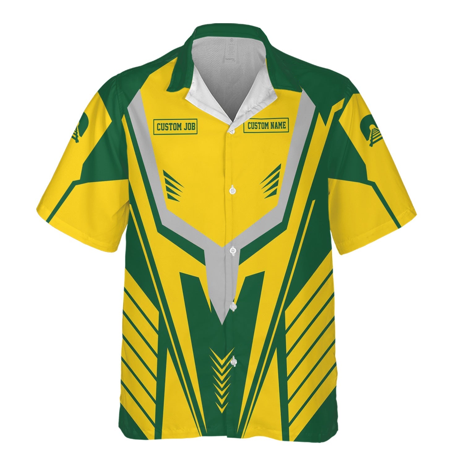 Railspirit Personalized Maine Central Railroad Hawaiian Shirt Workwear-Inspired with Custom Position Train Shirt