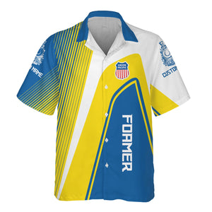Railspirit Personalized Union Pacific Railroad Hawaiian Shirt Vibrant Striking Style Big Boy Shirt For Rail Enthusiasts