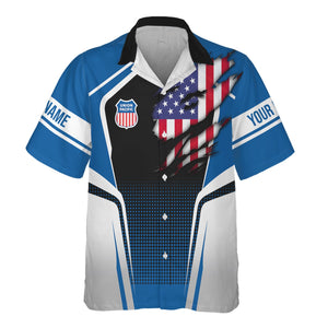 Railspirit Personalized Union Pacific Railroad Hawaiian Shirt American Eagle Vintage Train Big Boy Shirt