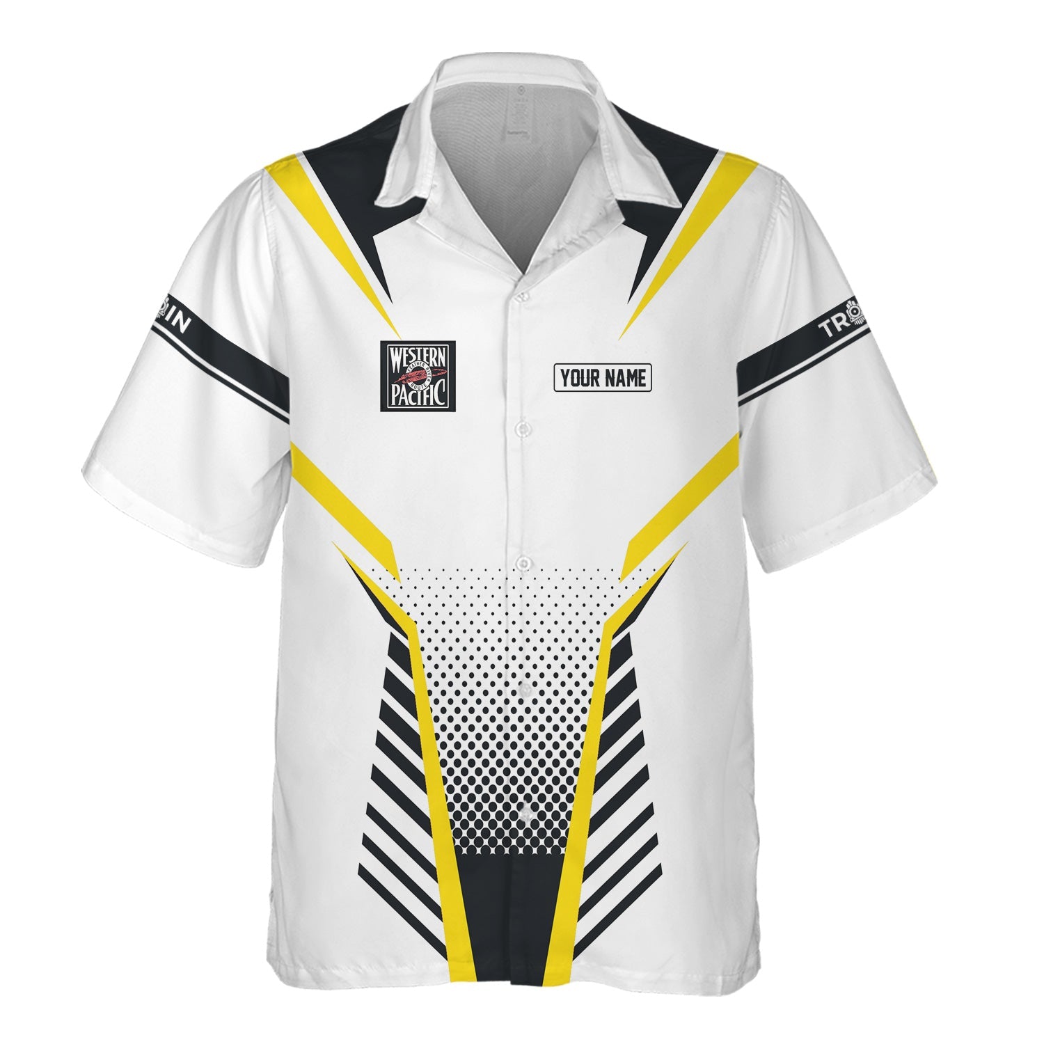 Railspirit Personalized Western Pacific Railroad Hawaiian Shirt Unisex Train Shirt All Over Print