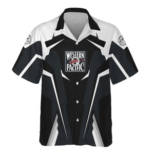 Railspirit Personalized Western Pacific Railroad Hawaiian Shirt Strong Line Style Train Unisex Shirt All Over Print