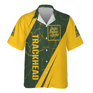 Railspirit Personalized New York, New Haven and Hartford Railroad Hawaiian Shirt Crackle Texture Style New Haven Railroad Shirt For Trackhead