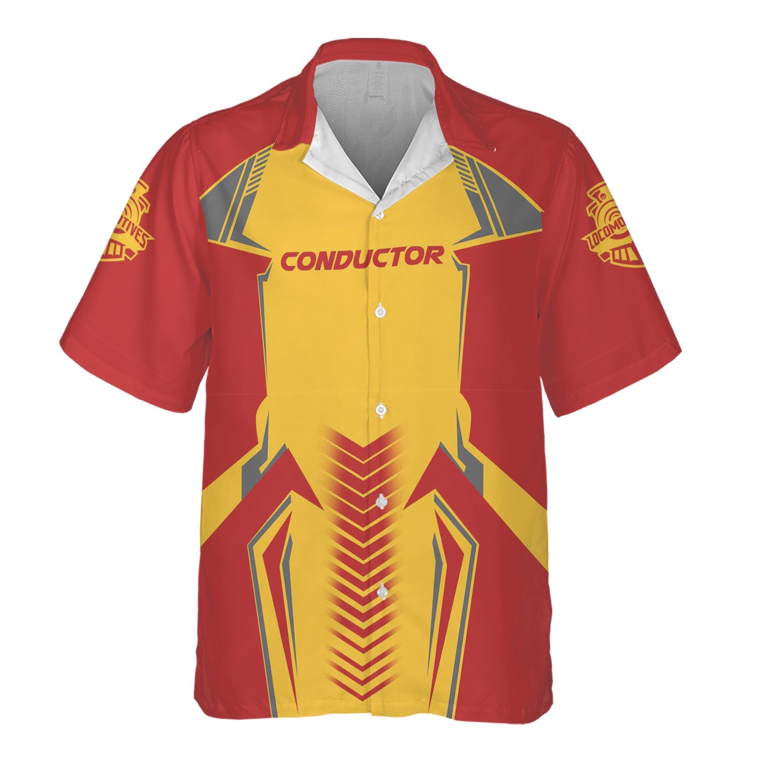 Railspirit Personalized Louisville and Nashville Railroad Hawaiian Shirt Standout Style with Custom Position L&N Train Shirt