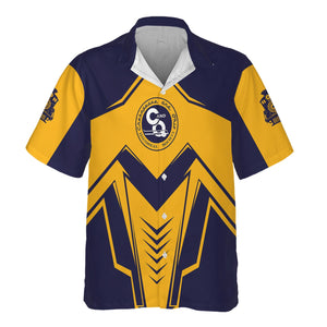 Railspirit Personalized Chesapeake and Ohio Railway Hawaiian Shirt Railway Trainspotter Style C&O Shirt Gift Idea For Foamers