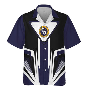 Railspirit Chesapeake and Ohio Railway Hawaiian Shirt Bold Graphic Style C&O All Over Printed Shirt