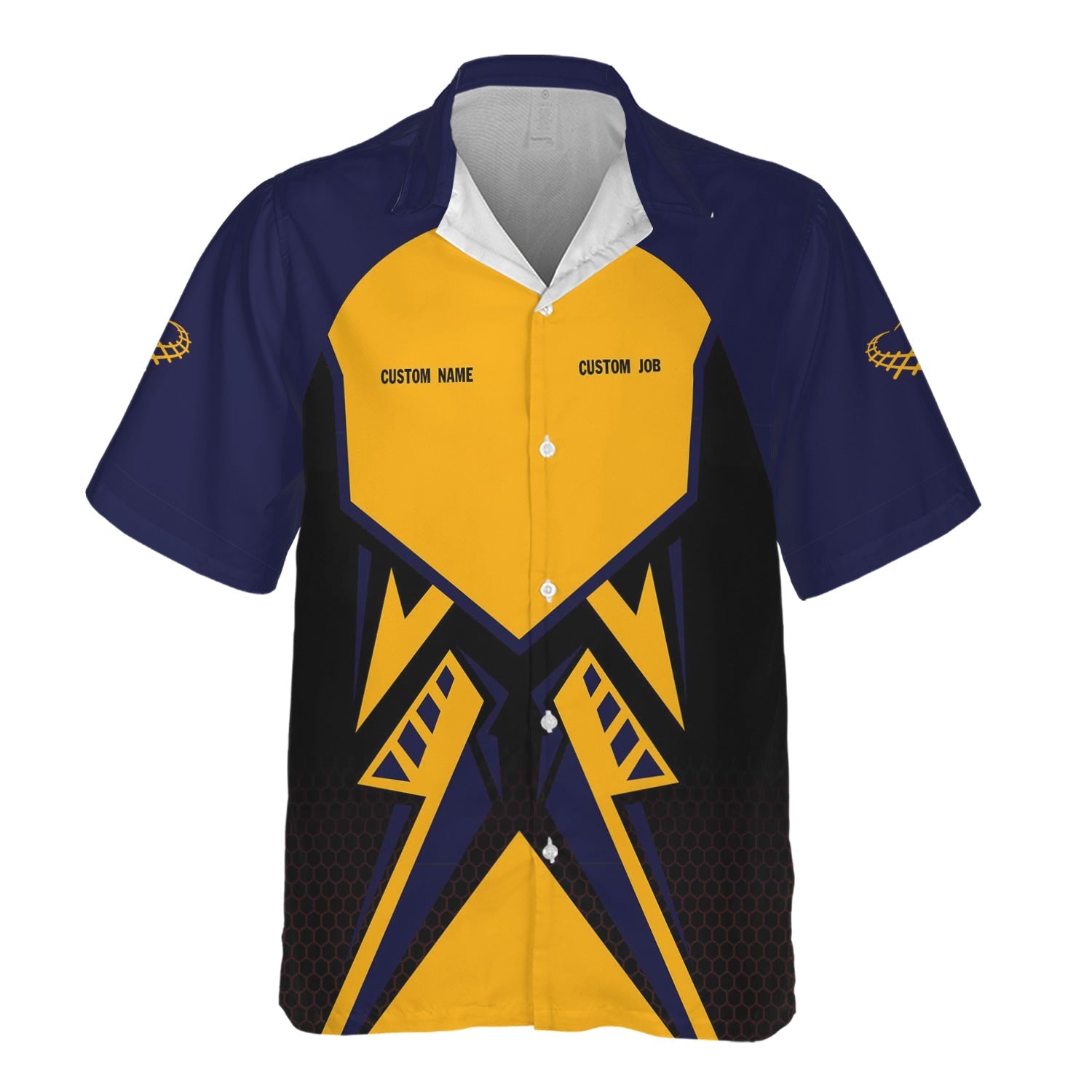 Railspirit Personalized Chesapeake and Ohio Railway Hawaiian Shirt Vibriant Style with Custom Position C&O Train Shirt