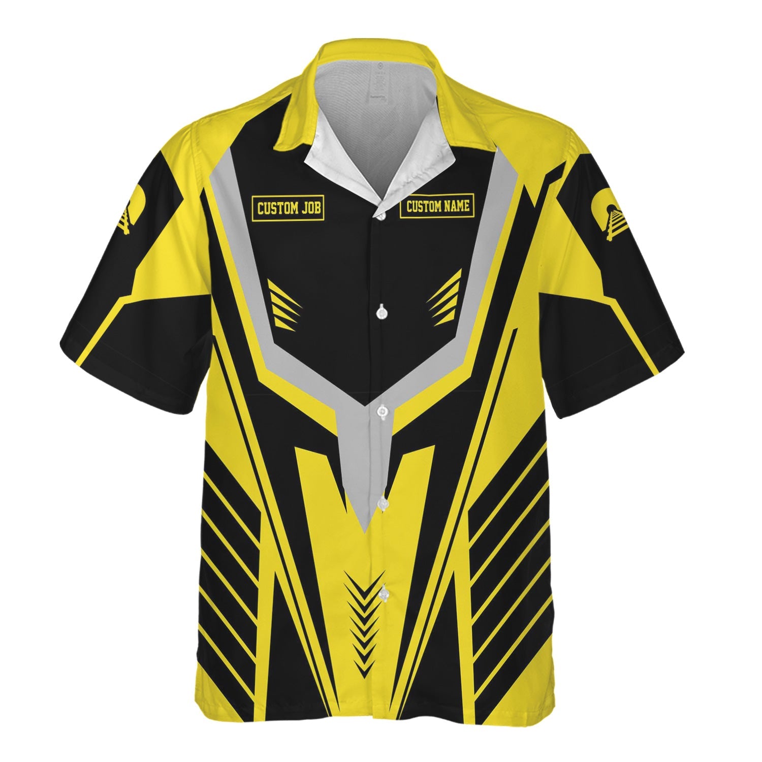 Railspirit Personalized Clinchfield Railroad Hawaiian Shirt Workwear-Inspired with Custom Position Train Shirt