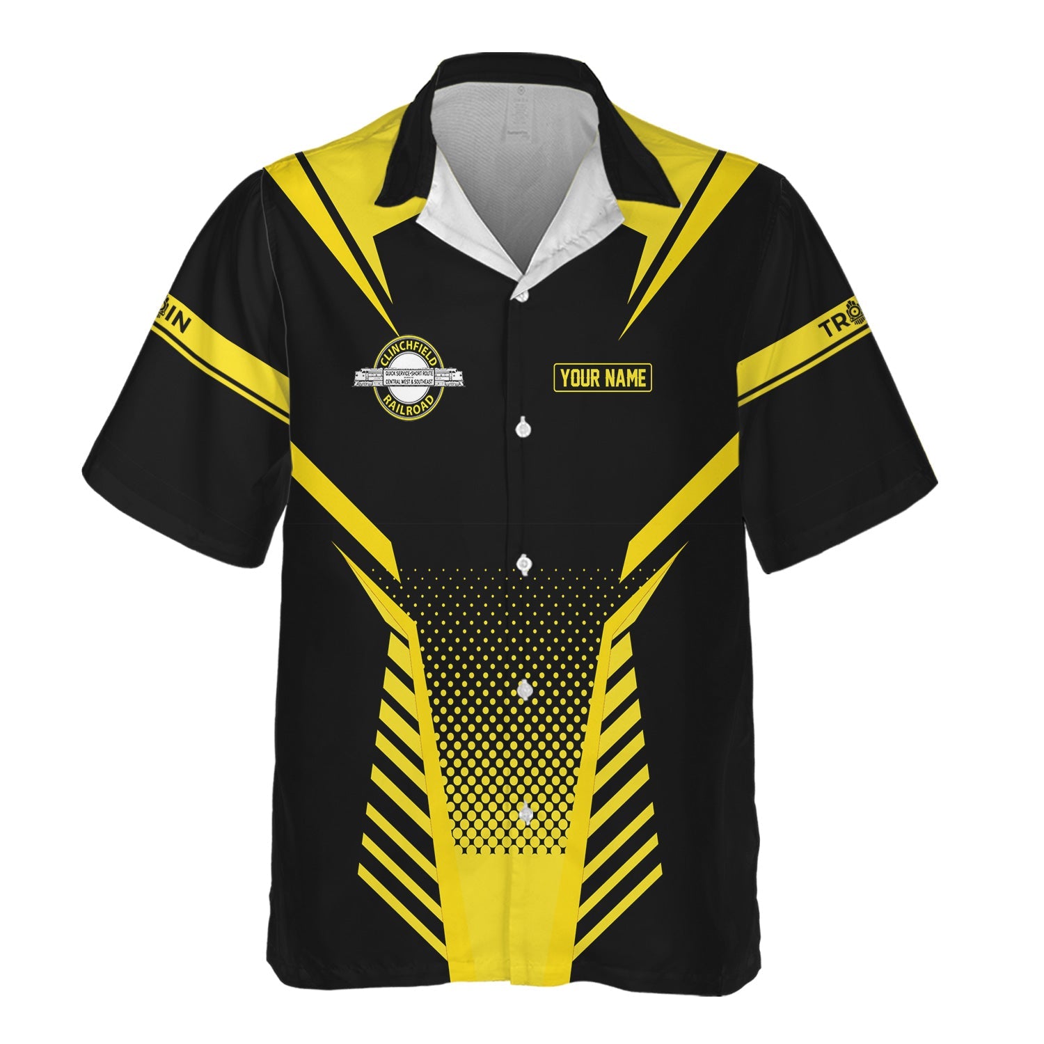 Railspirit Personalized Clinchfield Railroad Hawaiian Shirt Unisex Train Shirt All Over Print