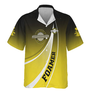 Railspirit Personalized Clinchfield Railroad Hawaiian Shirt Railway-Themed Style Shirt Gift Idea For Trainspotter