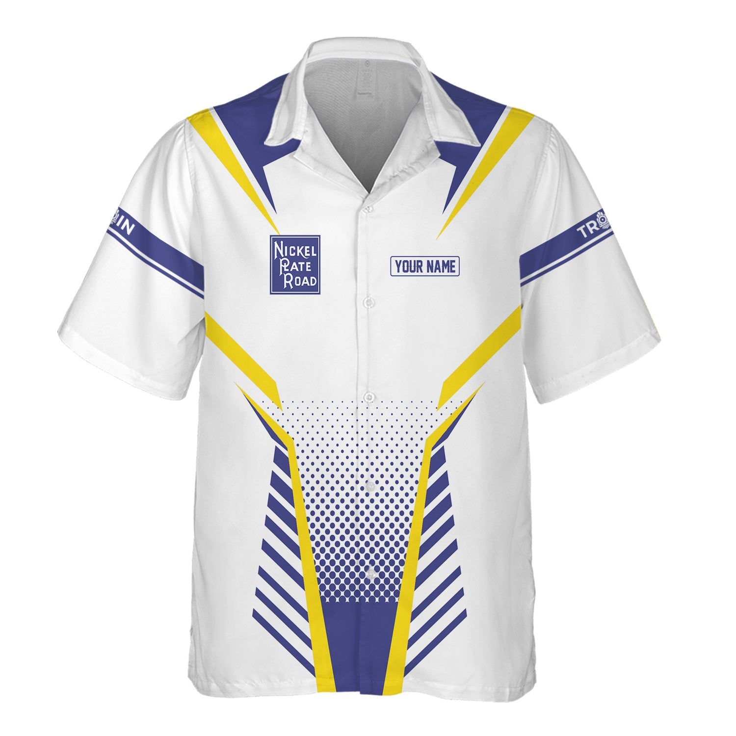 Railspirit Personalized New York, Chicago and St. Louis Railroad Hawaiian Shirt Unisex Nickel Plate Road Train Shirt All Over Print