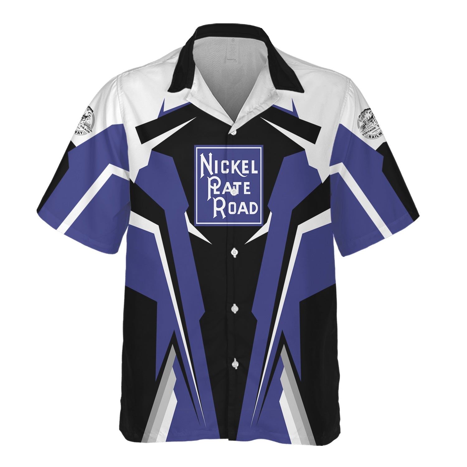 Railspirit Personalized New York, Chicago and St. Louis Railroad Hawaiian Shirt Nickel Plate RoadStrong Line Style Train Unisex Shirt All Over Print