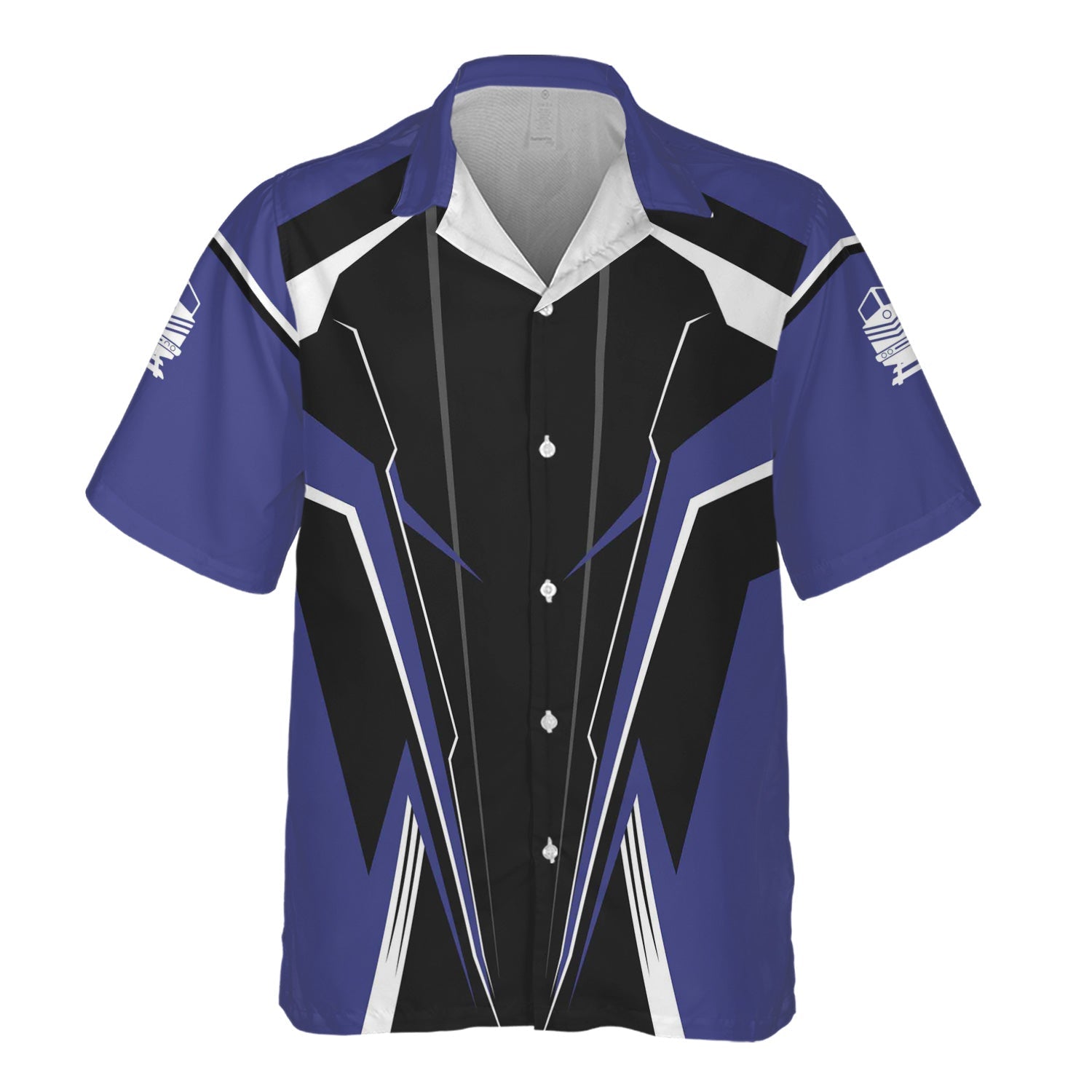 Railspirit Personalized New York, Chicago and St. Louis Railroad Hawaiian Shirt Lightning-Edge Design Nickel Plate Road Train Shirt