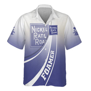 Railspirit Personalized New York, Chicago and St. Louis Railroad Hawaiian Shirt Railway-Themed Style Nickel Plate Road Shirt Gift For Trainspotter