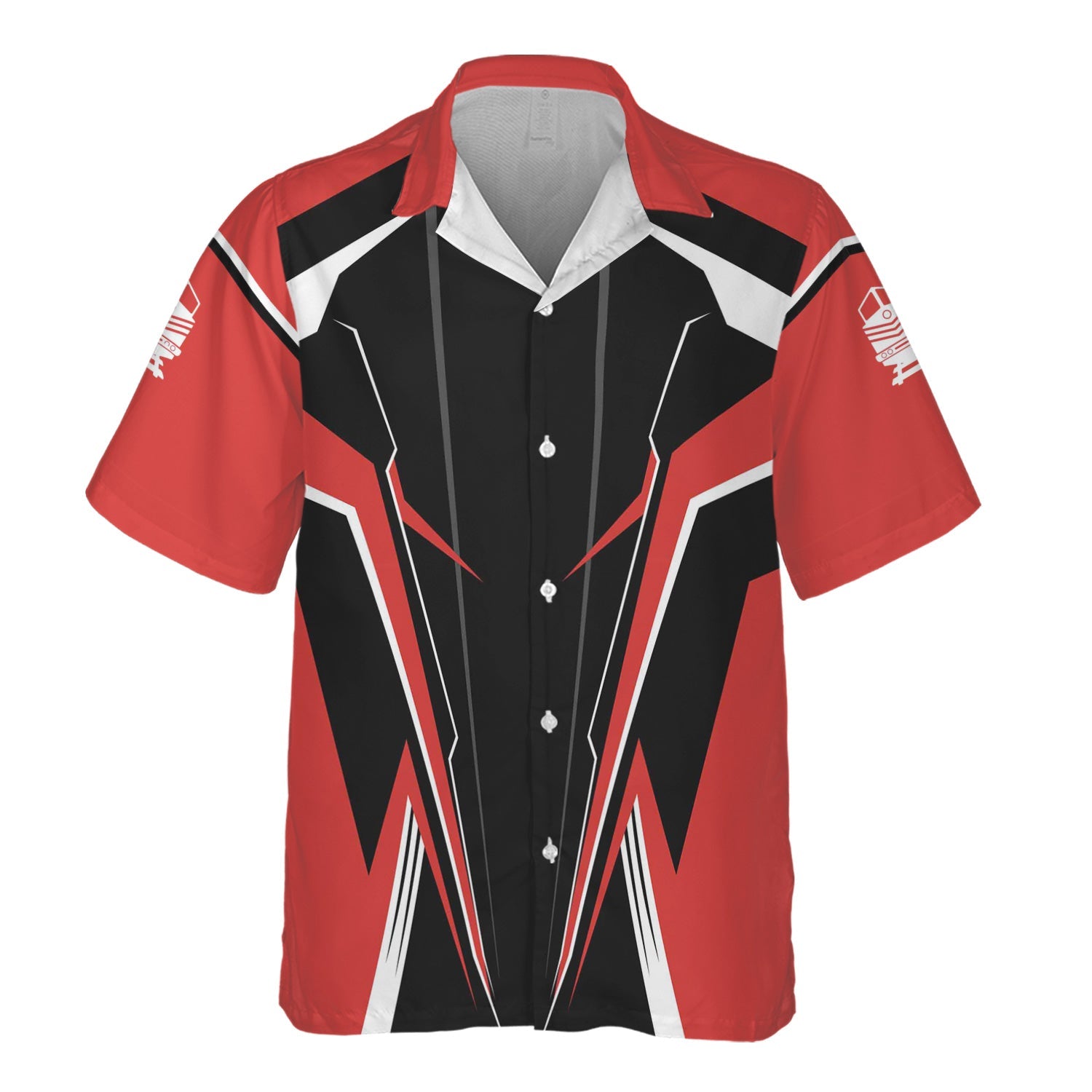 Railspirit Personalized Chicago, Rock Island and Pacific Railroad Hawaiian Shirt Lightning-Edge Design Rock Island Railroad Train Shirt