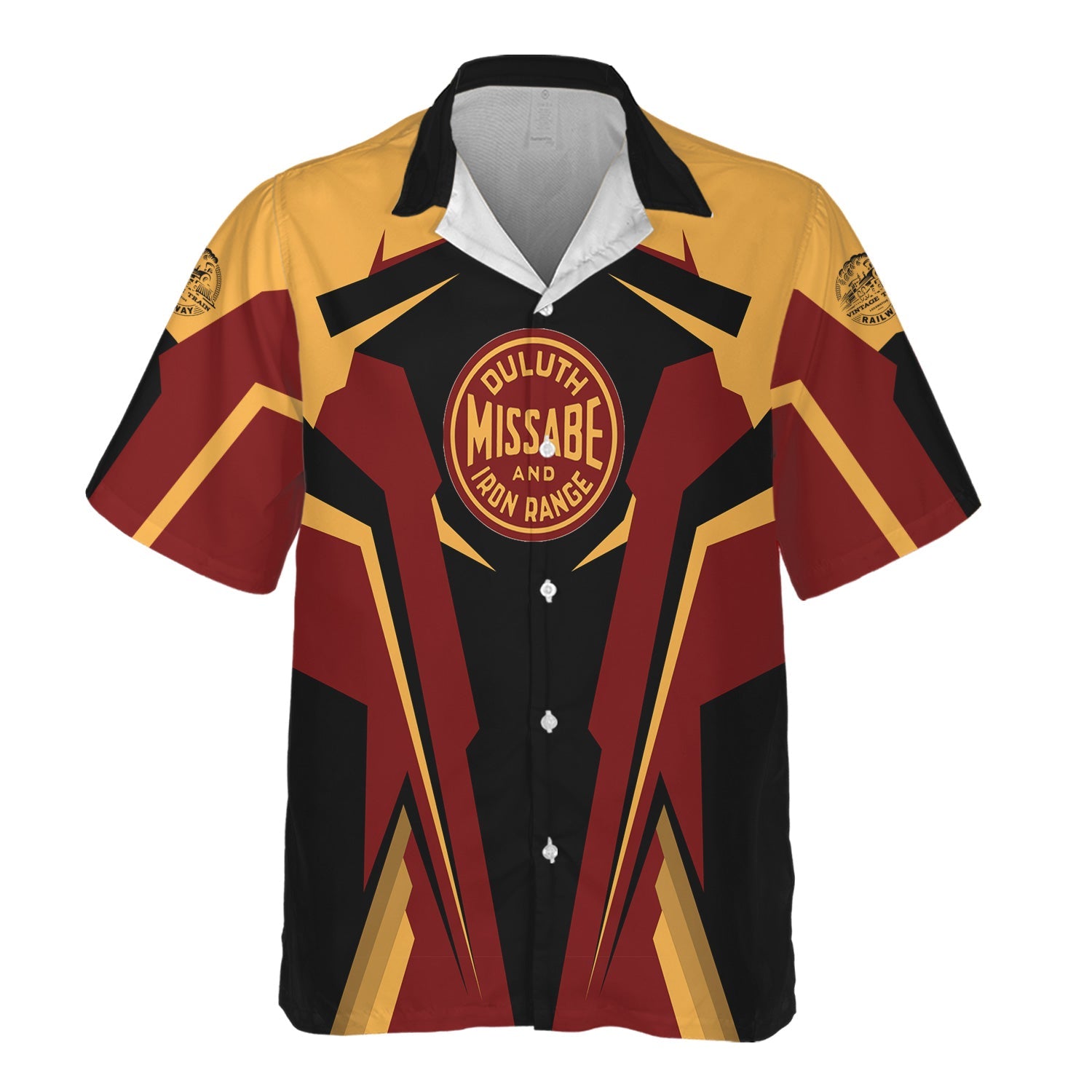 Railspirit Personalized Duluth, Missabe, & Iron Range Railroad Hawaiian Shirt Strong Line Style Train Unisex Shirt All Over Print