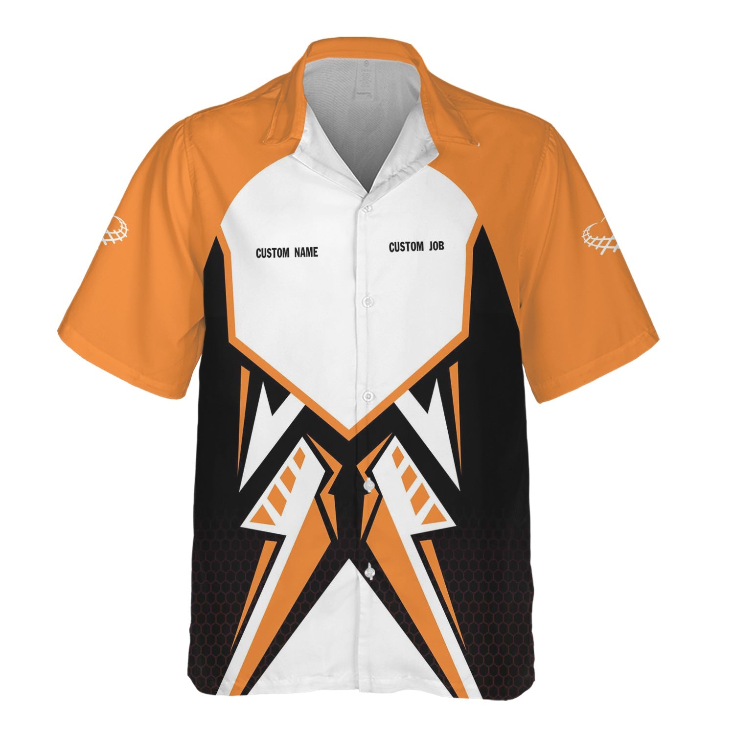 Railspirit Personalized BNSF Railway Hawaiian Shirt Vibriant Style with Custom Position Train Shirt