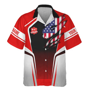 Railspirit Personalized Katy Railroad Hawaiian Shirt American Eagle Vintage Train Shirt