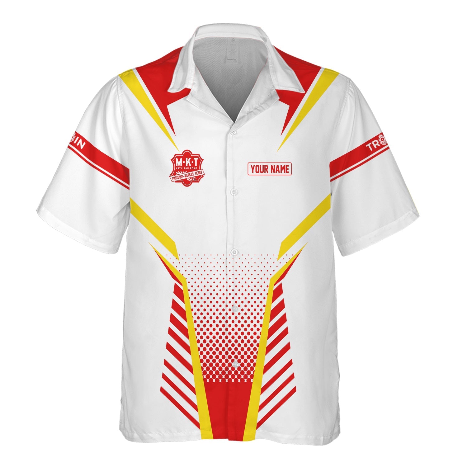 Railspirit Personalized Katy Railroad Hawaiian Shirt Unisex Train Shirt All Over Print