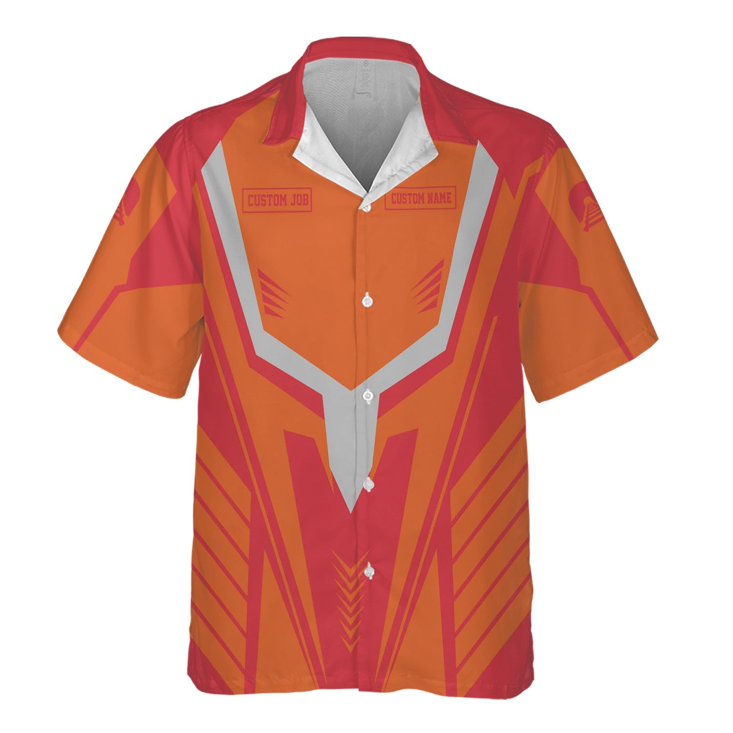 Railspirit Personalized Pacific Electric Railroad Hawaiian Shirt Workwear-Inspired with Custom Position Train Shirt