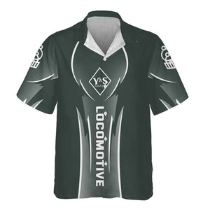 Railspirit Personalized Youngstown & Southern Railroad Hawaiian Shirt Striking Line Style Train Shirt For Locomotive Lovers