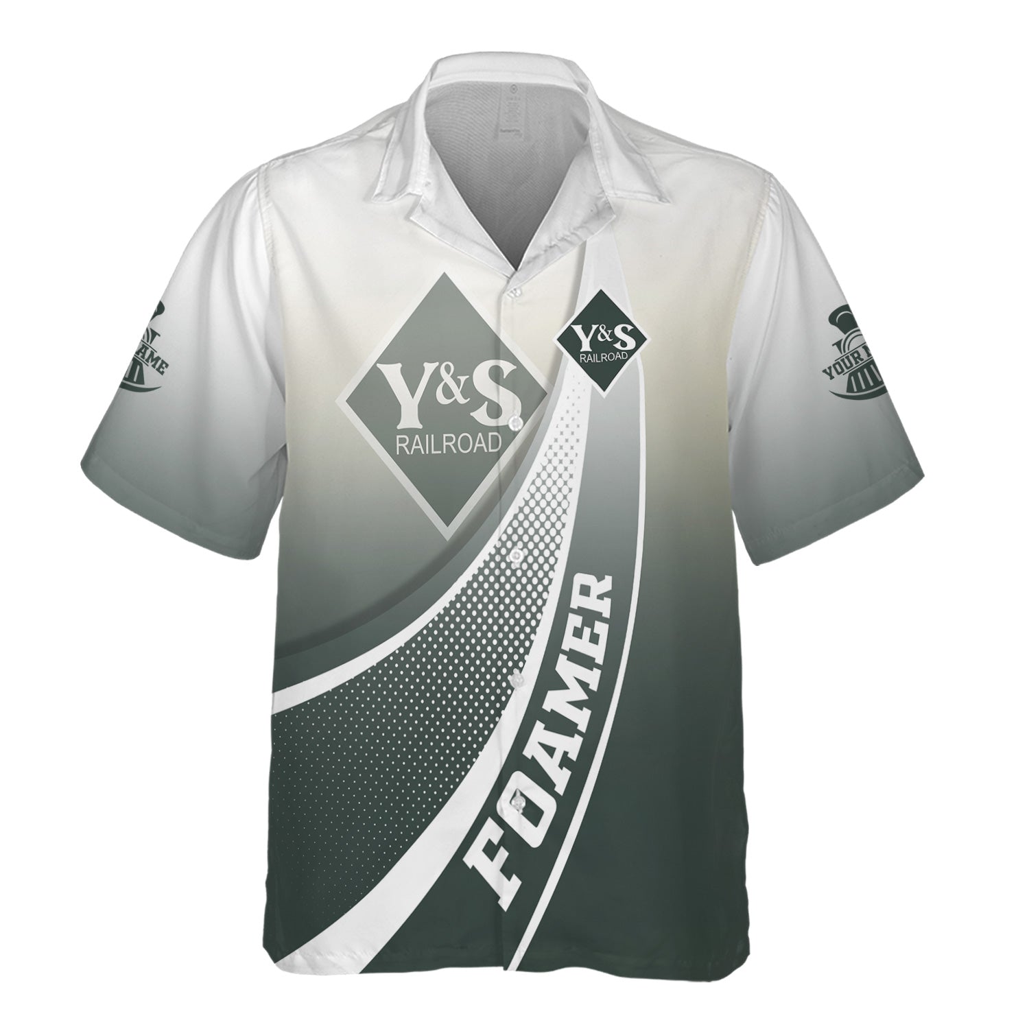 Railspirit Personalized Youngstown & Southern Railroad Hawaiian Shirt Railway-Themed Style Shirt Gift Idea For Trainspotter