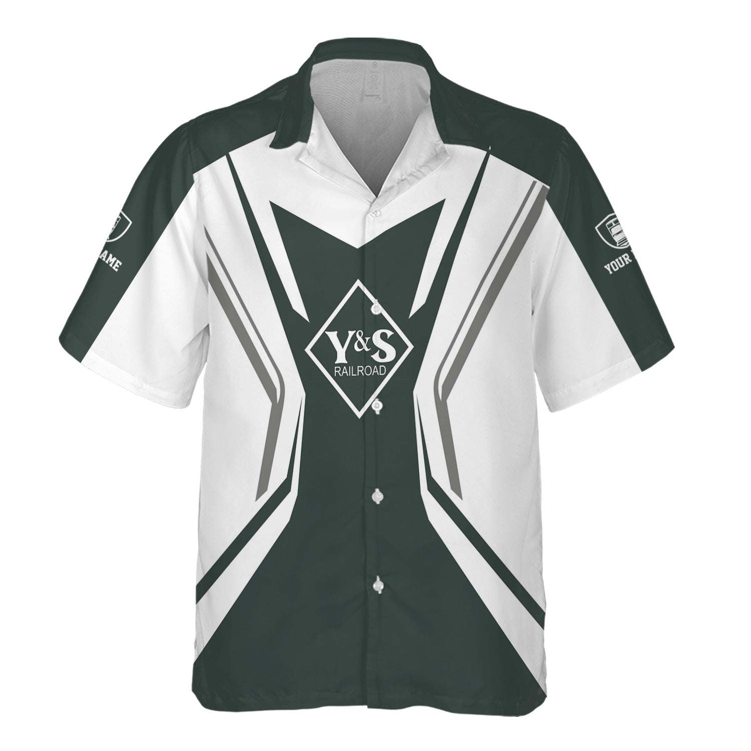 Railspirit Personalized Youngstown & Southern Railroad Hawaiian Shirt Unique Style with Custom Job Train Shirt