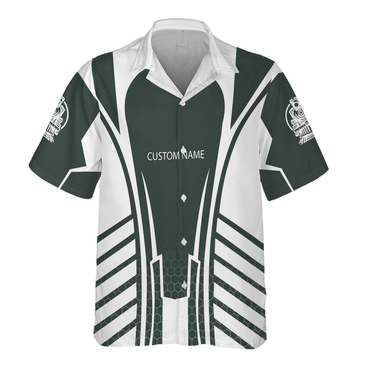 Railspirit Personalized Youngstown & Southern Railroad Hawaiian Shirt Striped Railroad Style Train Shirt All Over Print